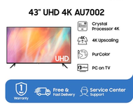 Samsung Smart TV 43 inch UHD 4K AU7002 dengan PurColor - UA43AU7002KXXD