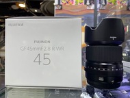 FUJIFILM GF 45mm F2.8 R WR 全新一樣 齊盒 中幅 45 mm