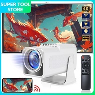 HY320 4K Projector 300 ANSI 12000 Lumens Android 11 Dual band WIFI6 MINI Projector for phone HY300 U