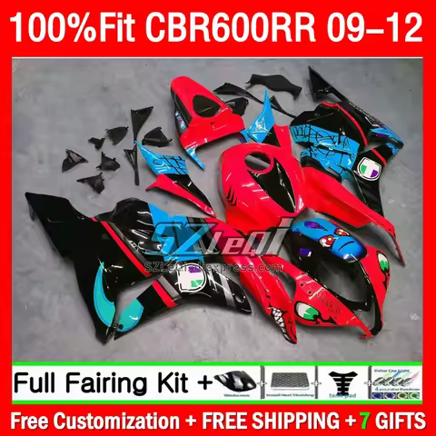 Injection Fairing For HONDA CBR 600RR CBR600 CC 189Q1.139 CBR600RR 2009 Shark red 2010 2011 2012 CBR