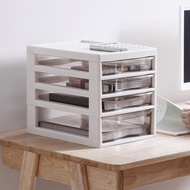 日本JEJ ASTAGE Aplos 日製辦公桌上型A4文件收納櫃-1大抽3小抽