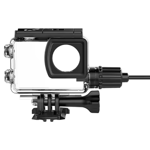 Motorcycle Waterproof Case For SJCAM SJ6 Pro Charging Housing Action Camera Accessories SJ6 Ultra Ca