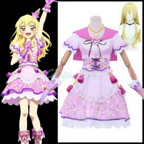 Aikatsu Hoshimiya Ichigo Cosplay Costume Carnival Halloween Costumes Women Game