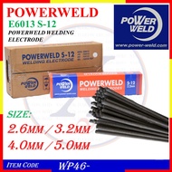 WG46- WP46- [1KG] OR [5.0KG] S12 E6013 POWERWELD WELDING ELECTRODE | CHIYODA WELDING ROD | SIZE: 2.6