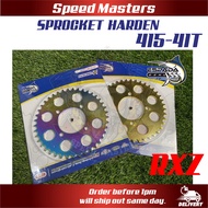 Speed Master Espada SPROCKET HARDEN RACING 415 RXZ ESPADA 415-41T 41T RAINBOW GOLD SPROCKET