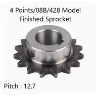 Sprocket 428 model 4 points 08B Inner 12/14/15/16/18/19/20/22/24 (7204)