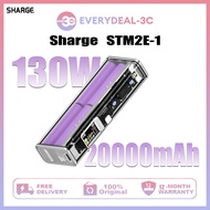 Shargeek/shareek STORM2บางแบตสำรองชาตโน๊ตบุ๊ค130W 20000MAhชุดแบตเตอรี่ออกแบบให้มองผ่านหน้าจอ IPS100W USB C &amp; 30W