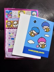 Sanrio Goropikadon 雷公 雷公三兄弟 日本限定 貼紙 盲袋