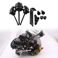 13Pcs Black Intake Manifold Air Flap Runner Repair Kit Rubber 2721402401 Fit for Mercedes-Benz C230 