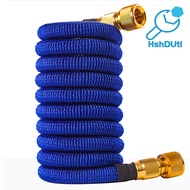 Water Hose Expandable Multifunctional TPE 3 Times Telescopic Spray Hose for Garden