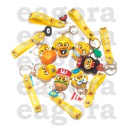 GANTUNGAN Unique Duck Keychain Yellow Animal Duck Keychain