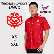 UMNO Baju Kemeja Korporat Merah VM1 VF1 Parti Politik Malaysia Corporate Uniform