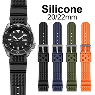 20mm 22mm Silicone Watch Strap Rubber Diving Bracelet for Citizen Band for Women Men Universal Replacement Wristband