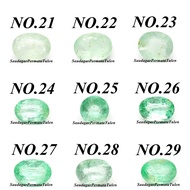 Batu Cincin 100% Asli Colombian Emerald (Zamrud) Multi-Grade Unheated Untreated.