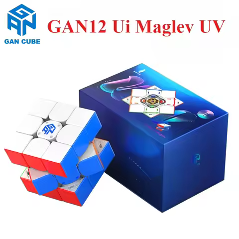 New 3x3 GAN12 Ui Maglev UV Ai Smart Maglev Magnetic Magic Cube Professional GANCUBE Speed Puzzle Toy