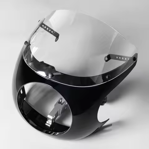 WOLFLINE Front Headlight Cover for BMW R NINE R NINE T 2014-2024 Windscreen Headlamp Cowl for Daily 