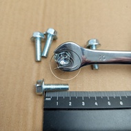 M6X20 CAP BOLT WRENCH 10 LENGTH 2CM 2 CM WHITE 20MM 20 MM FLANGE Bolt M6 X 20 BOLT 6X20 6 X 20 PITCH