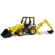 Bruder Toys - Construction Realistic JCB MIDI CX Backhoe Loader with Changeable Front Loader Ages 3+