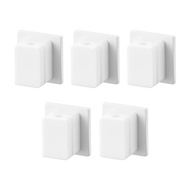 [Direct from Japan]Yamazaki Magnetic Cable Holder 5-Pack, White W2×D1.4×H2cm (per piece), Smart Cabl
