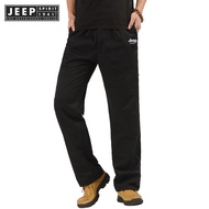 JEEP SPIRIT 1941 ESTD Mens Casual Pants Multi Pocket Work Pants Large Men
