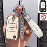 MG  MG3/ZS EV/MG4/MG5/MG6/MG HS/MG5 mt Remote Car key cover keychain key holder Anti-lost number pla