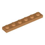 COOLPON | This Is Lego®LEGO®Genuine Parts Plate 1x6 Thin Plate 3666 6295464 Medium Nougat