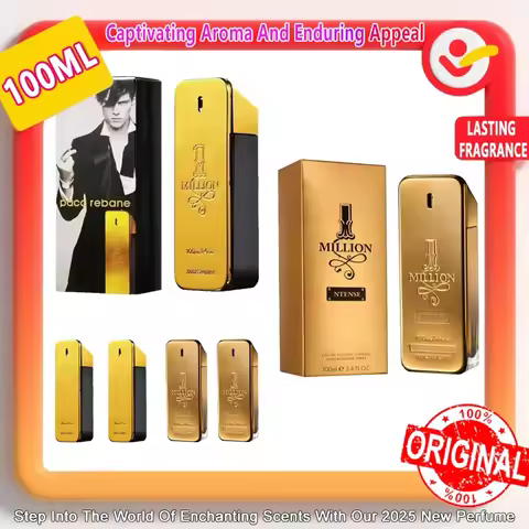 100ML Men Perfume Pray Fragrance Perfume Golden Million Gold Brick Extrait Men's Long-Lasting Woody 