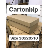 20 Shoe Box size 30x20x10cm In Brown