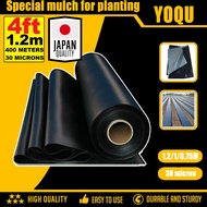 Yoqu Plastic Mulch 1.2m X 400m Silver Black Agriculture Muching Film Vegetable Planting Plastic Mulc