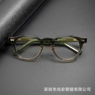 Acetate Glasses Frame 999.9 Same Style NP-160 Oval Small Frame Glasses Men Fashion Commuter Women