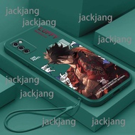 เคส Samsung A02S M02S F02S A025หนึ่งชิ้นเคสโทรศัพท์การออกแบบเคสโทรศัพท์ TPU ด้วยสายคล้องเดียวกัน