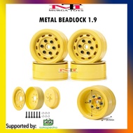 4Pcs Velg Metal Beadlock 1.9 Scx10 Trx4 Rgt Velg Beadlock Hex 12Mm