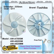 Toshiba Washing Machine Pulsator Plate 335MM Gear11 AW-A750SM AW-A820SM AW-A820MM