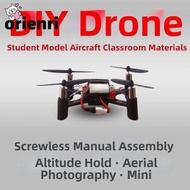 ORIENRI DM002 Drone Aerial Model, Mini Multistyles Drone Quadcopter Assembly Toy,  Aircraft Accessor