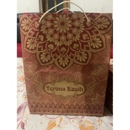 Promo!!||50 Pcs patterned paper bags||Size 17x21x5||Souvenir Bags||