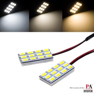 [PA LED] QF3 Wide Voltage Ultra White Light Warm Halogen LED Board Double Tip T10 BA9S Indoor Readin