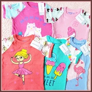 ⊕ Printed Character Girl Terno Shirt and Jogger Pants (1-5 y/o)