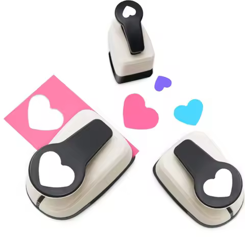 9/16/25mm Hole Punch Scrapbook Paper Puncher Paper Cutter Heart Punch Scrapbooking Punches Embossing