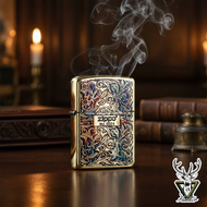 Zippo - 日版 Zippo Lighter 唐草-熏金 ZBT-3-19A | ZA-3-19A