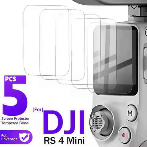 5-1Pcs Tempered Glass For DJI RS4 Mini Screen Protector Anti-scratch 9H Hardness Clear Protective Gl