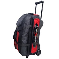 SilverStar Bowling 3-Ball Roller Bag (Black)
