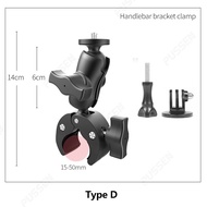 ขายึดกล้องติดรถมอเตอร์ไซค์ตัวยึดกระจกแฮนด์รถสำหรับ GoPro10/Insta360 One X2 /One Rs/one R/dji AKASO อ