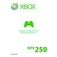 Microsoft 微軟 XBOX 禮物卡$250