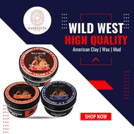 [ New ]Wild West American Clay Mud Wax 100g / Mosuko Mud Wax Clay / Blueman Wax Clay hair styling