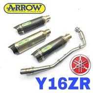 Exhaust YAMAHA Y16ZR Ekzos Tabung MOTOR Muffler ARROW Full System Y16 Stainless Steel Accessories Mo