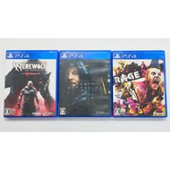 [มือ2] แผ่นแท้📀 PS4 Warewolf | Death Stranding | Rage 2 | เลือกหน้าเกมได้เอง | มือ2✌ สภาพไปทางดี  | Zone Japan |