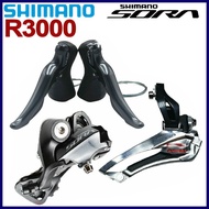 ♨▦Shimano SORA R3000 Groupset Shifter Front Rear Derailleur 2x9 Speed Road Bicycle
