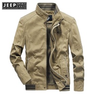 Jeep Spirit 1941 Estd Autumn Mens Jacket Cotton Large Workwear Casual Jacket