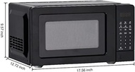 SMETA Small Microwave Countertop Microwave Oven Mini Compact 0.7 Cu