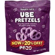 TRADER JOE'S Ube Pretzels Snack 198g